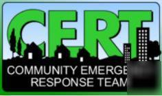 Community emergency response training cert course dvd 