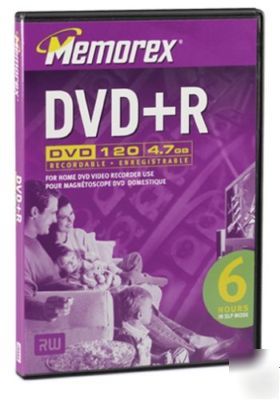 New memorex 4.7GB dvd+r media 