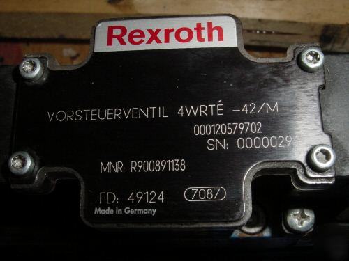 Rexroth hydraulic valve 4WRTE32E600L-41/6EG24TK31/A5M
