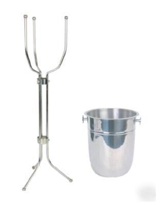 Stainless steel 8QT chiller standing wine bucket rack