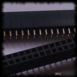 Double row female pin header stripe (2X40), 0.1