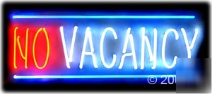 267 no vacancy - open neon sign large neon open signs
