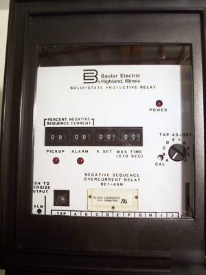 Basler electric BE1-46N neg sequence overcurrent relay