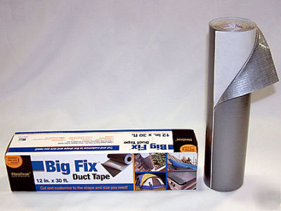 Big fix duct tape - 12 inches x 30' - case of 9 rolls