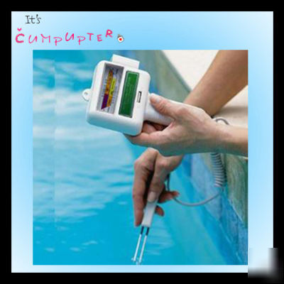 Home swimming pool water quality tester meter (ph/CL2)