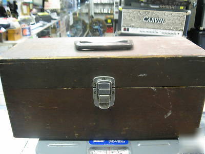 Yuasa 550-001 radius & angle dresser in wooden box 