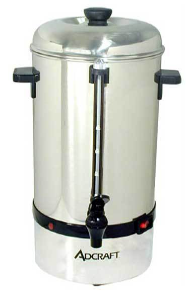 New adcraft cp-40 commercial coffee percolator 40 cup 
