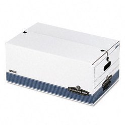 New fastfold stor/file box, button tie, legal, 15 x ...