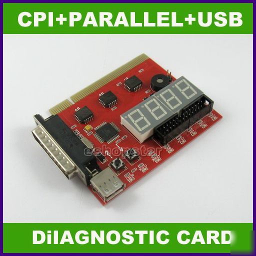 Pci motherboard analyzer diagnostic post card 4 digit