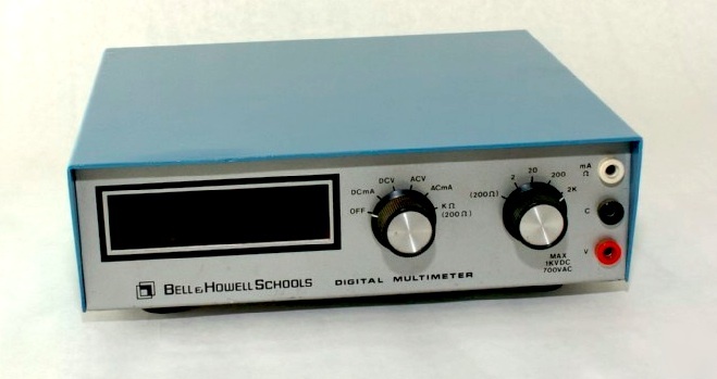 Heathkit imd-202-2 bell & howell digital multimeter