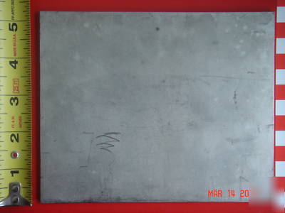 Titanium sheet plate 16 cm x 13 cm 3 mm thick