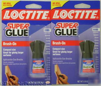 Loctite super glue brush-on 2 pack free shipping