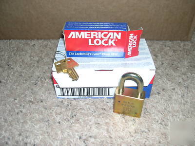 New box of 6 american lock padlocks in box