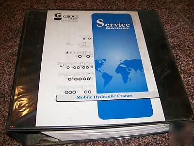 Grove RT635C service / maintenance manual package set