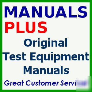 Hp model 608D operating and service manual