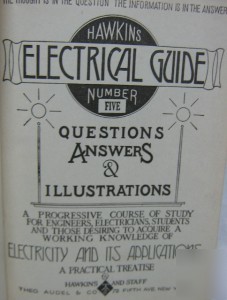1917 hawkins electrical guide book #5 motors converters
