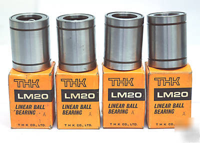 4 thk linear ball bearing LM20 japan 42X32MM, d=20.0MM 
