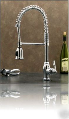New pre-rinse kitchen sink faucet pull down chrome 