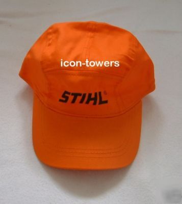 New stihl tools : one size : orange baseball / golf cap