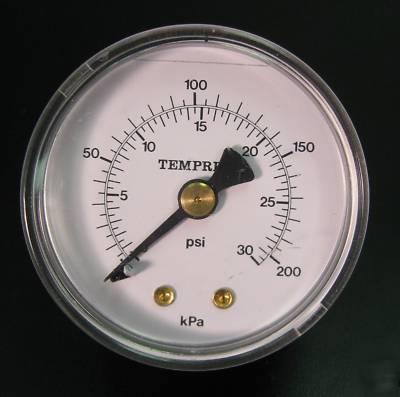 Tempress 30 psi pressure gauge 2 inch face