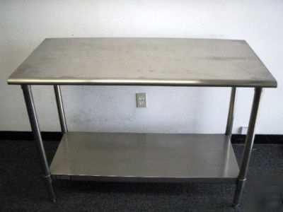 Nsf stainless steel utility table b grade ....free ship
