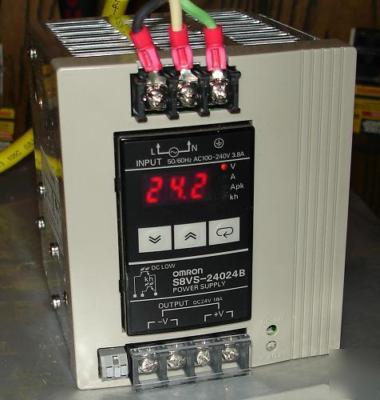 Omron S8VS-24024B 24 volt dc 10 amp power supply