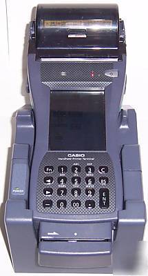 Casio it-3000 portable data terminal pdt printer mcr 