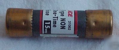 New 15 amp one time cartridge fuse ace 31062, non-15 ** *