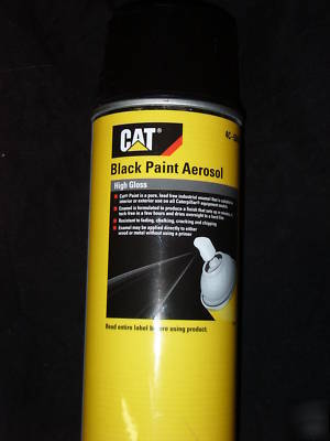 New caterpillar + john deere black paint (2) cans 