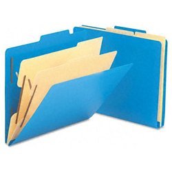 New heavy duty poly classification folders, letter s...