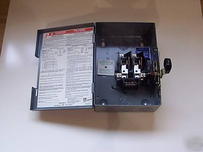 Square d, D221N disconnect / safety switch
