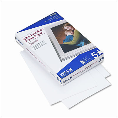 Ultra-premium glossy photo paper, 4X6, 60 sheets/pack