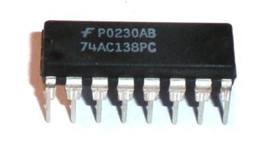 X5 74AC138PC 74138 decoder demultiplexer dip-16