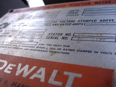 16 inch black and decker dewalt radial arm saw