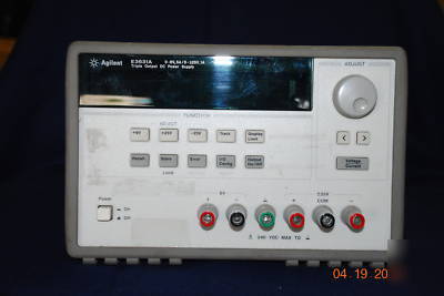 Agilent E3631A triple output power supply