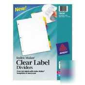 Avery-dennison index maker clear label divider |1