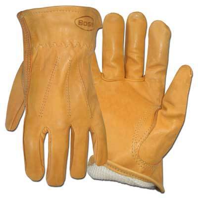 Boss mfg 1JL6133 thermal lined leather gloves sz small