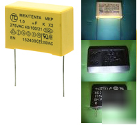 10 X2 metallise polyester film capacitor 0.68UF 275 vac