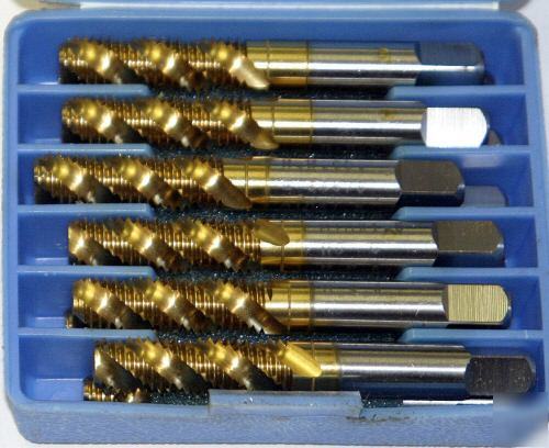 12 pcs M10 x 1.5 spiral flute tap usa mfg box # 6,8,18