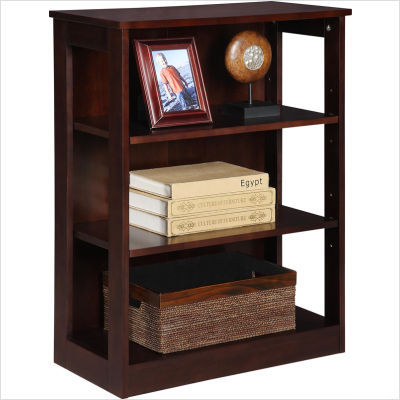 Ameriwood altra 3 shelf bookcase in mahogany