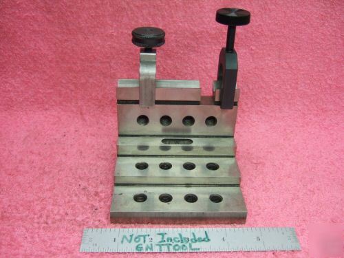 Angle plate toolmaker machinist hardened vee clamps 2 