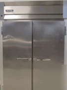 Mccall 2 door stainless steel freezers on wheels