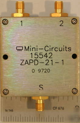 Mini-circuits zapd-21-1 power splitter 500-2000 mhz