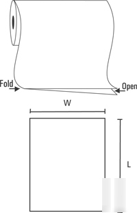 400 - 48X72 1.5 mil clear plastic poly sheets on rolls