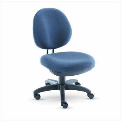 Alera interval series task chair, blue fabric