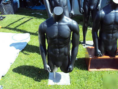 Full body and half body mannequins with stands