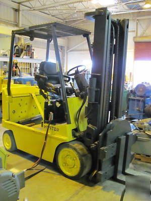 Hyster E80XL forklift hi-lo