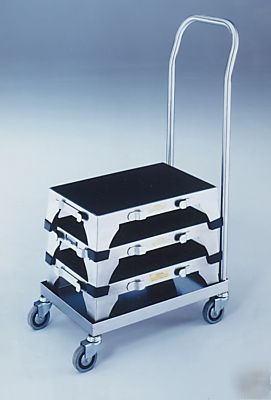Stainless steel stacking foot stools 
