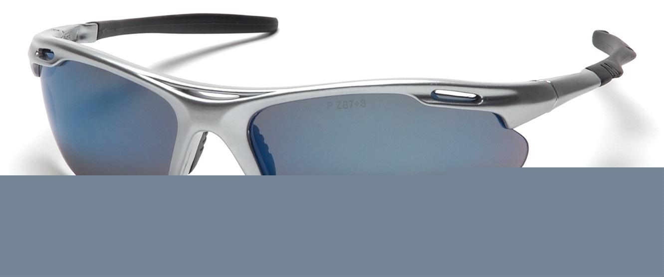 New pyramex SS4584D ice blue mirror lensavante glasses