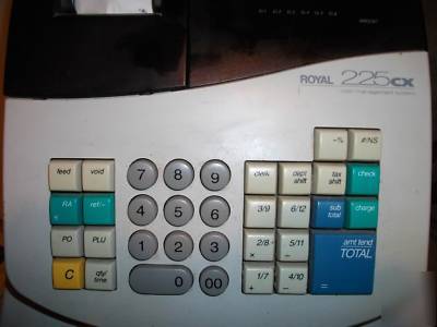 New royal 225CX cash register. in box box never opened